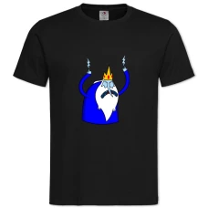 TAdventure Time Ice King -shirt with Print Adventure Time Ice King - 2XL black