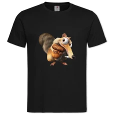 TIce Age Squirrel Skrat -shirt with Print Ice Age Squirrel Skrat - 2XL black