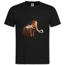 Футболка с принтом Ледниковый Период Мэнни - 2XL черная