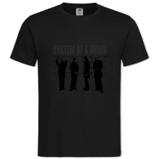 TSystem Of A Down 2 -shirt with Print System Of A Down 2 - 2XL black