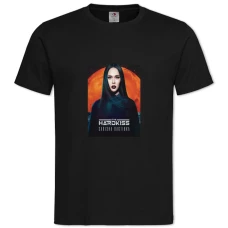 Футболка с принтом Хардкисс - 2XL черная