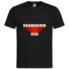 Футболка з принтом Рамштайн - 2XL чорна