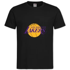 TLakers Logo -shirt with Print Lakers Logo - 2XL black