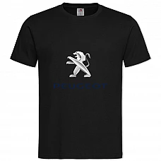TLogo Peugeot -shirt with Print Logo Peugeot - 2XL black