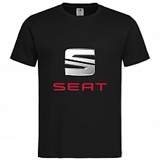 TLogo Seat -shirt with Print Logo Seat - 2XL black