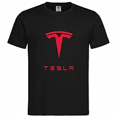 TLogo Tesla -shirt with Print Logo Tesla - 2XL black
