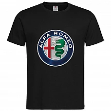 TLogo Alfa-Romeo -shirt with Print Logo Alfa-Romeo - 2XL black