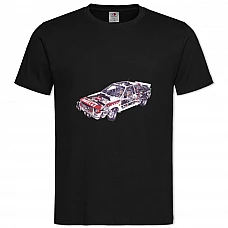 Футболка с принтом Скелетон Авто 7 - 2XL черная