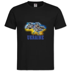 TUkraine -shirt with Print Ukraine - 2XL black