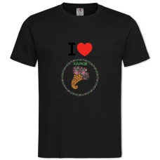 Футболка с принтом Харьков - 2XL черная
