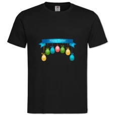 TEaster A Lot Of Easter Eggs -shirt with Print Easter A Lot Of Easter Eggs - 2XL black