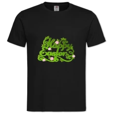 TEaster Green Letters -shirt with Print Easter Green Letters - 2XL black