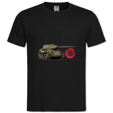 TVictory Day 1939-1945 Tank T 34-85 -shirt with Print Victory Day 1939-1945 Tank T 34-85 - 2XL black