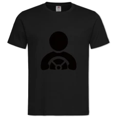 TDay Motorist Driver And The Steering Wheel -shirt with Print Day Motorist Driver And The Steering Wheel - 2XL black