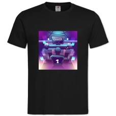 TEsports Player №1 -shirt with Print Esports Player №1 - 2XL black