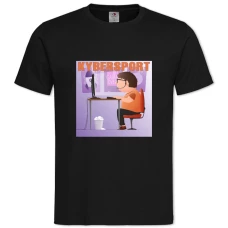 TGame Over Esports Players -shirt with Print Game Over Esports Players - 2XL black
