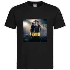 TA Way Out Saver -shirt with Print A Way Out Saver - 2XL black