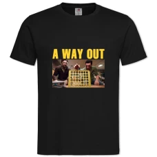 TA Way Out Of The Game Episode 3 -shirt with Print A Way Out Of The Game Episode 3 - 2XL black