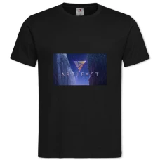 Футболка с принтом Артифакт Лого Игры - 2XL черная