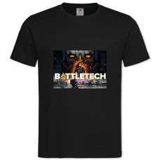Футболка с принтом Батл Тех Заставка - 2XL черная