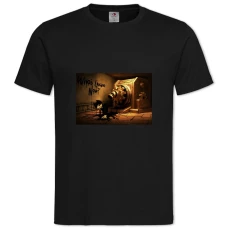Футболка с принтом Бенди И Машина - 2XL черная