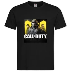 TCall Of Duty Saver -shirt with Print Call Of Duty Saver - 2XL black