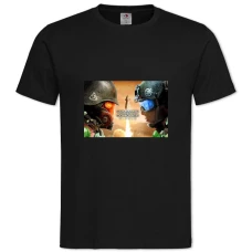 Футболка з принтом Райвлс 2 - 2XL чорна