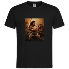 TConan And The Beast -shirt with Print Conan And The Beast - 2XL black
