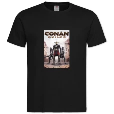 TBarbarians -shirt with Print Barbarians - 2XL black