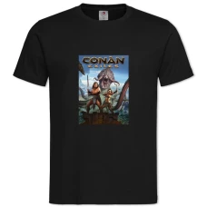 Футболка с принтом Conan Exiles Заставка - 2XL черная
