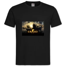 TCs Go -shirt with Print Cs Go - 2XL black