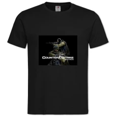 TCounter Strike Source -shirt with Print Counter Strike Source - 2XL black