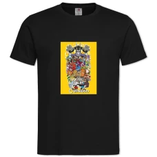 TCuphead All The Heroes Of The Game -shirt with Print Cuphead All The Heroes Of The Game - 2XL black