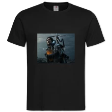 TDeath Stranding Protagonist -shirt with Print Death Stranding Protagonist - 2XL black