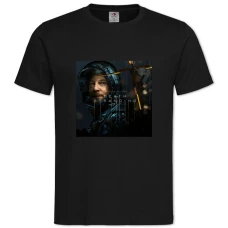 TDeath Stranding Hero In The Night -shirt with Print Death Stranding Hero In The Night - 2XL black