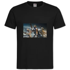 TDestiny Three Warriors -shirt with Print Destiny Three Warriors - 2XL black