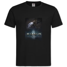 TDiablo 3 Reaper Of Souls -shirt with Print Diablo 3 Reaper Of Souls - 2XL black