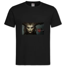 T4 Diablo Lord Of Terror -shirt with Print 4 Diablo Lord Of Terror - 2XL black