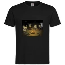 TDont Starve Campfire -shirt with Print Dont Starve Campfire - 2XL black