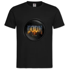 TDoom 3 Bfg Edition Logo -shirt with Print Doom 3 Bfg Edition Logo - 2XL black