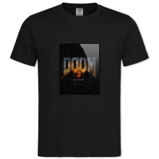 TDoom 3 Bfg Edition Logo 2 -shirt with Print Doom 3 Bfg Edition Logo 2 - 2XL black
