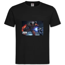 TDoom Eternal -shirt with Print Doom Eternal - 2XL black