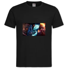 TDota 2 Four Elements 2 -shirt with Print Dota 2 Four Elements 2 - 2XL black
