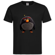 TAngry Birds Black Bird -shirt with Print Angry Birds Black Bird - 2XL black