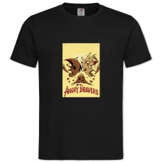 TAngry Beavers Theme -shirt with Print Angry Beavers Theme - 2XL black