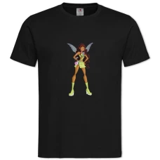 TWinx Club Princess Layla -shirt with Print Winx Club Princess Layla - 2XL black