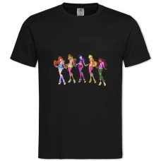TWinx Club All Princess -shirt with Print Winx Club All Princess - 2XL black