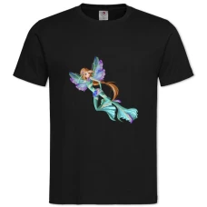TWinx Club Flying Princess -shirt with Print Winx Club Flying Princess - 2XL black