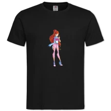TWinx Club Bloom Girl -shirt with Print Winx Club Bloom Girl - 2XL black