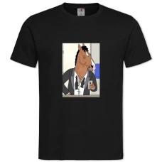 TBojack Horseman Cute Man -shirt with Print Bojack Horseman Cute Man - 2XL black